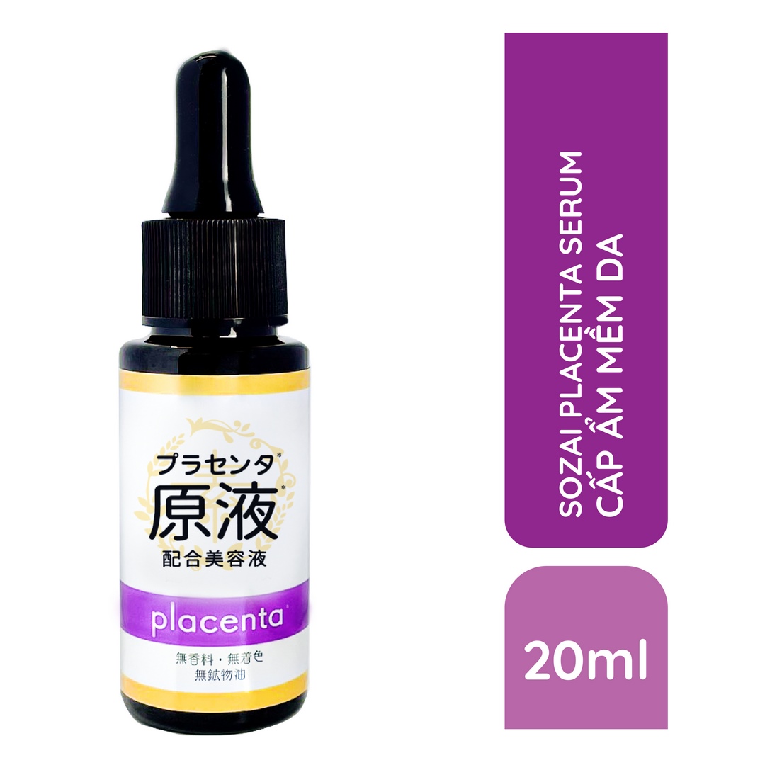 Tinh chất dưỡng sáng da Nhật Bản SOZAI FARM placenta Essence 20ml