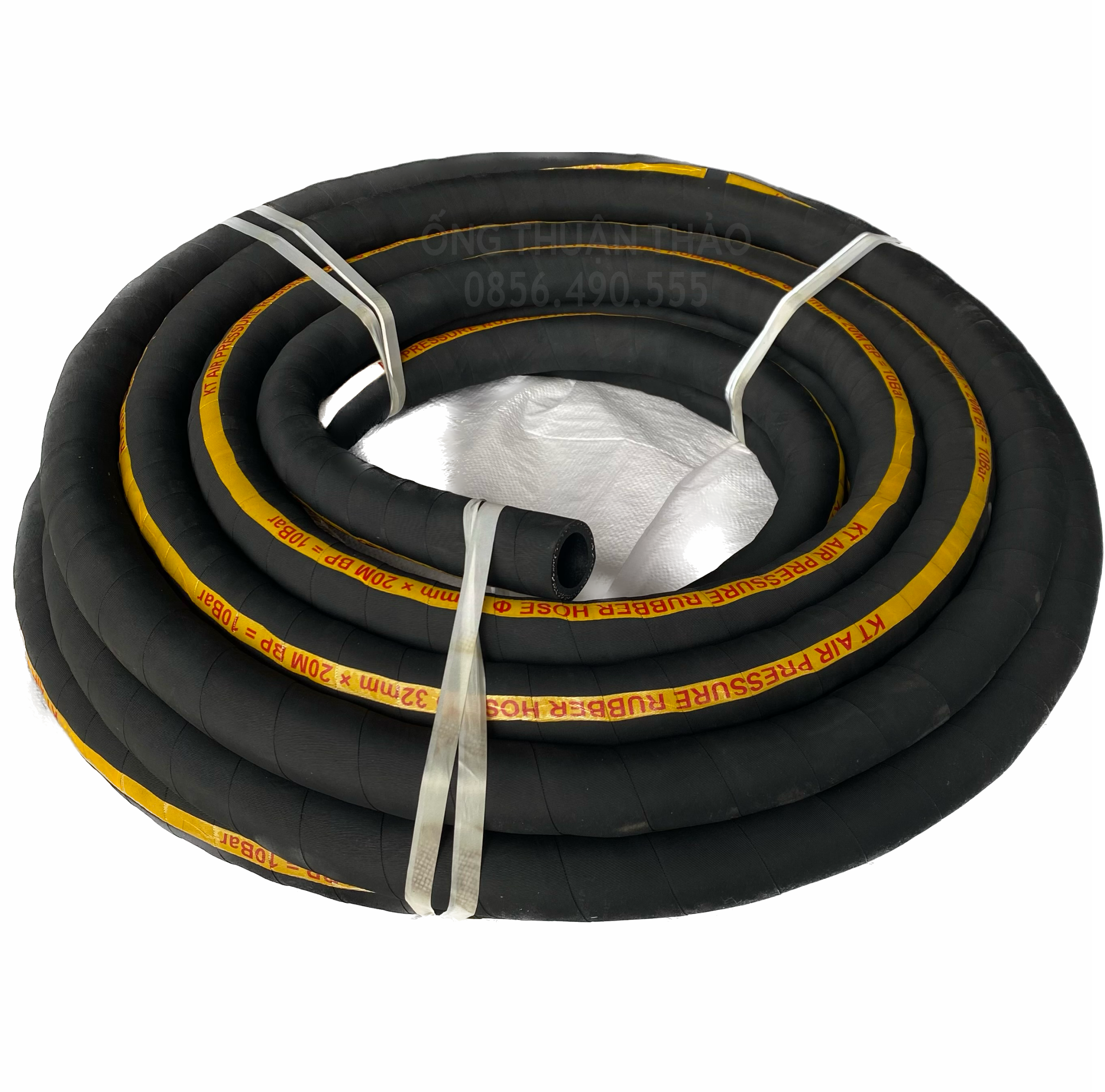 Ống Cao Su Bố Vải Phi 32mm cuộn 20 mét- Hàng Nhập Khẩu - Ống Thuận Thảo