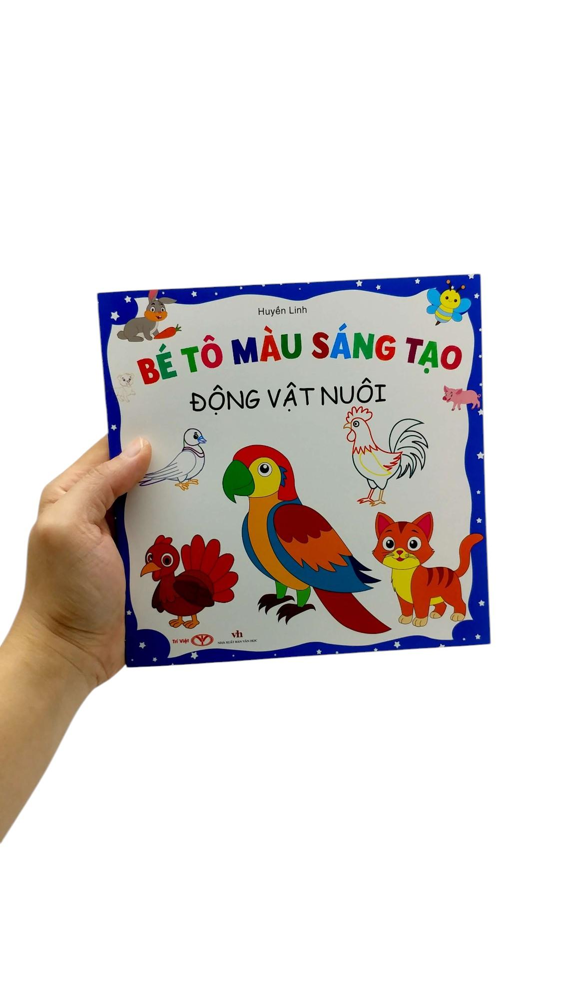 Sách - Bé Tô Màu Sáng Tạo - Động Vật Nuôi