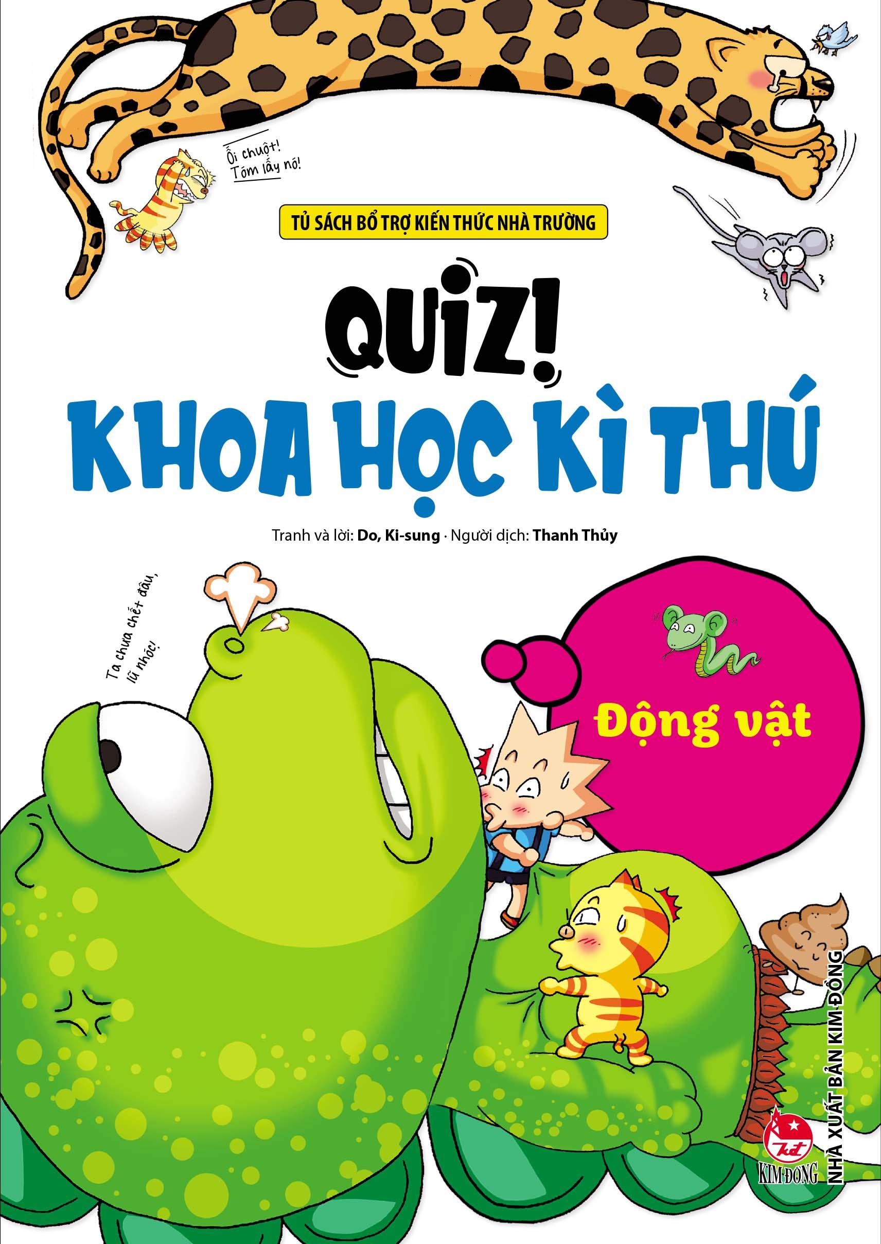 Sách - Quiz! Khoa Học Kì Thú - Động Vật (Tái Bản 2024)