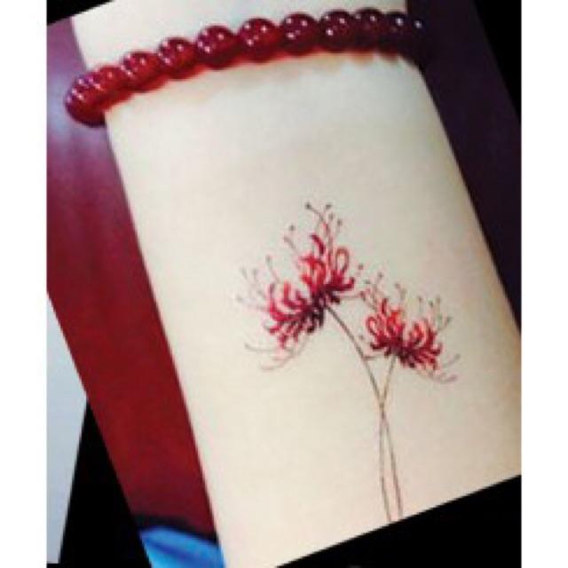 Combo 6 tấm hình xăm dán tattoo cao cấp 10x6cm HOA BỈ NGẠN SIÊU XINH XẮN