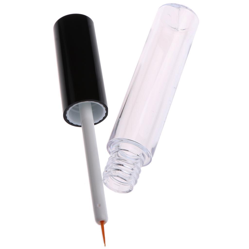 4 Pieces 10ml Empty Liquid Eyeliner Bottles Tube Lip Gloss Oil Container