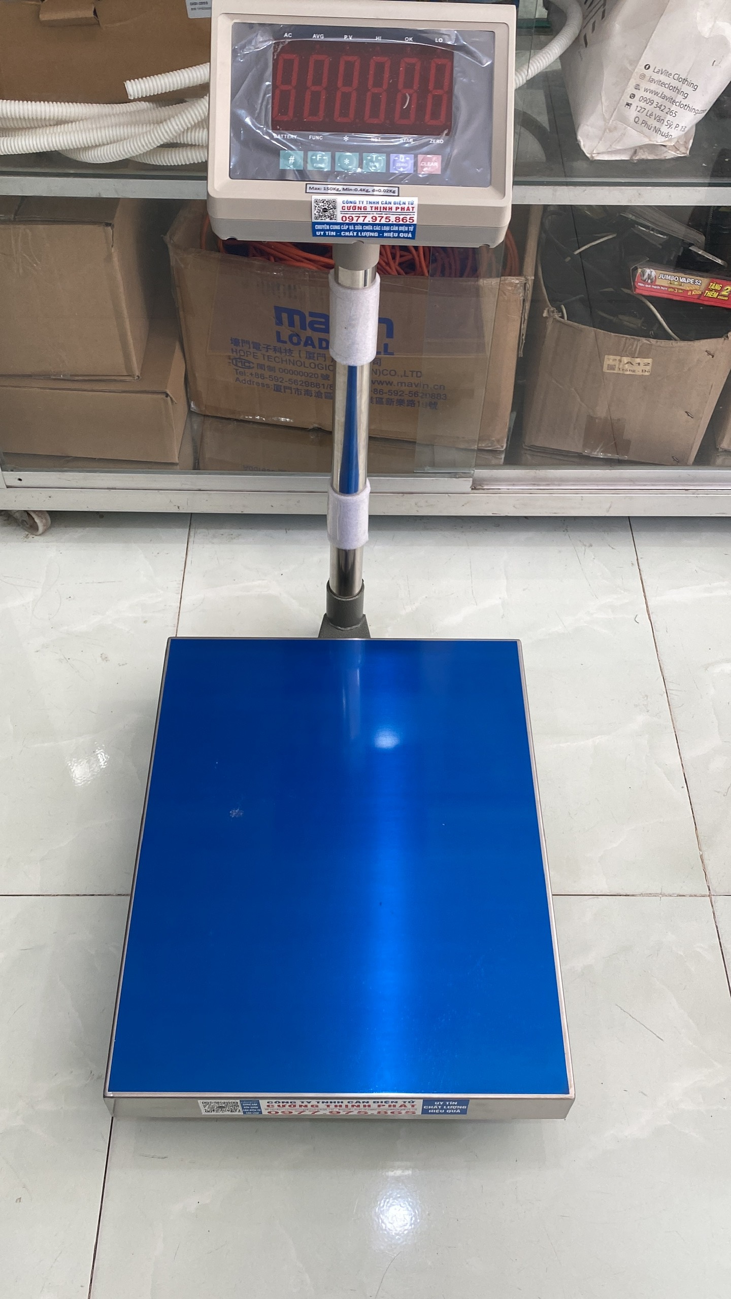 Cân Điện Tử Bàn A28, hiển thị 2 mặt 200kg, kích thước bàn 40x50cm