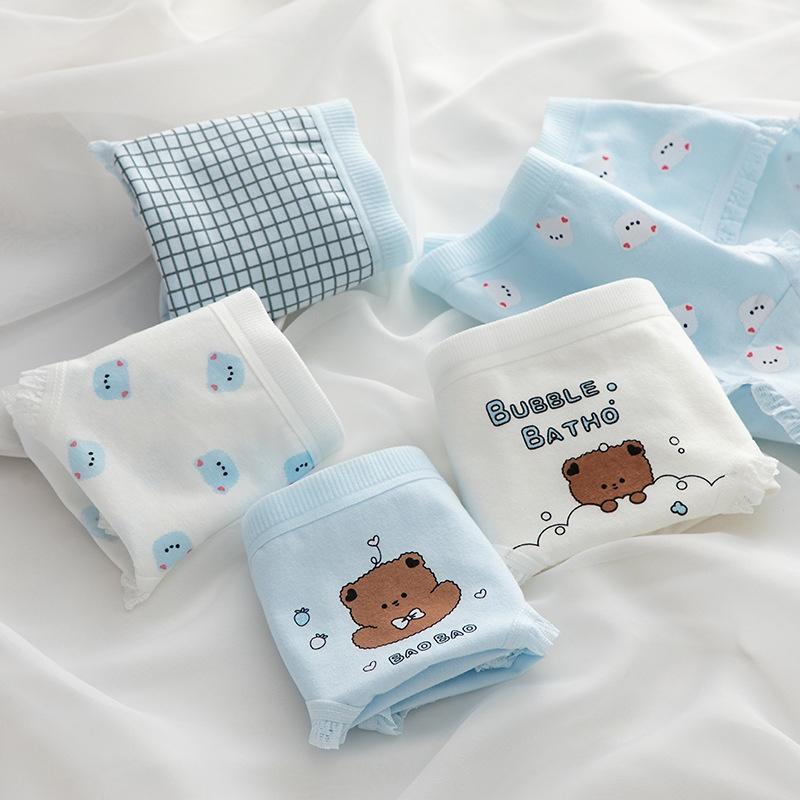 Quần Lót Nữ Cotton Kháng Khuẩn Hình Gấu Béo Thời Trang . Hàng Loại Đẹp.