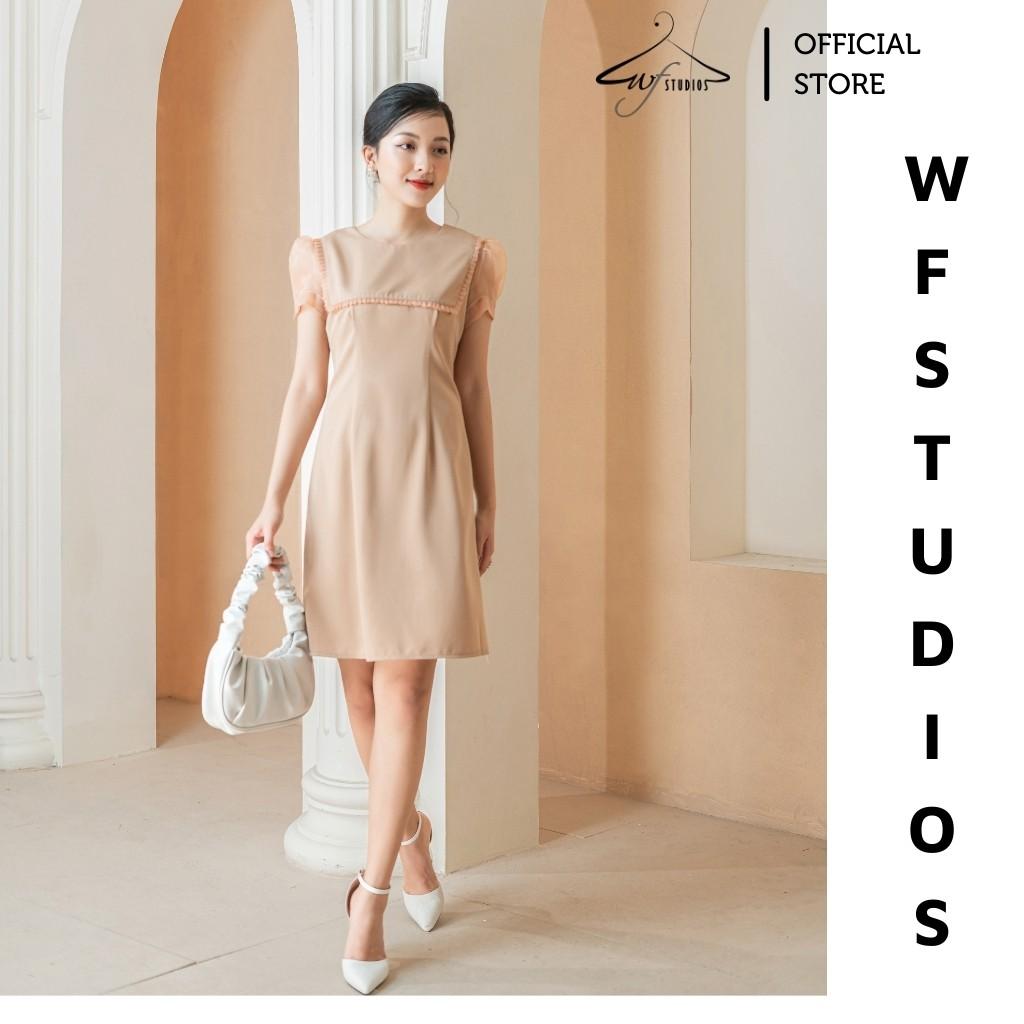 Váy tay bồng cổ cách điệu-Jessie Dress-V08-wfstudios