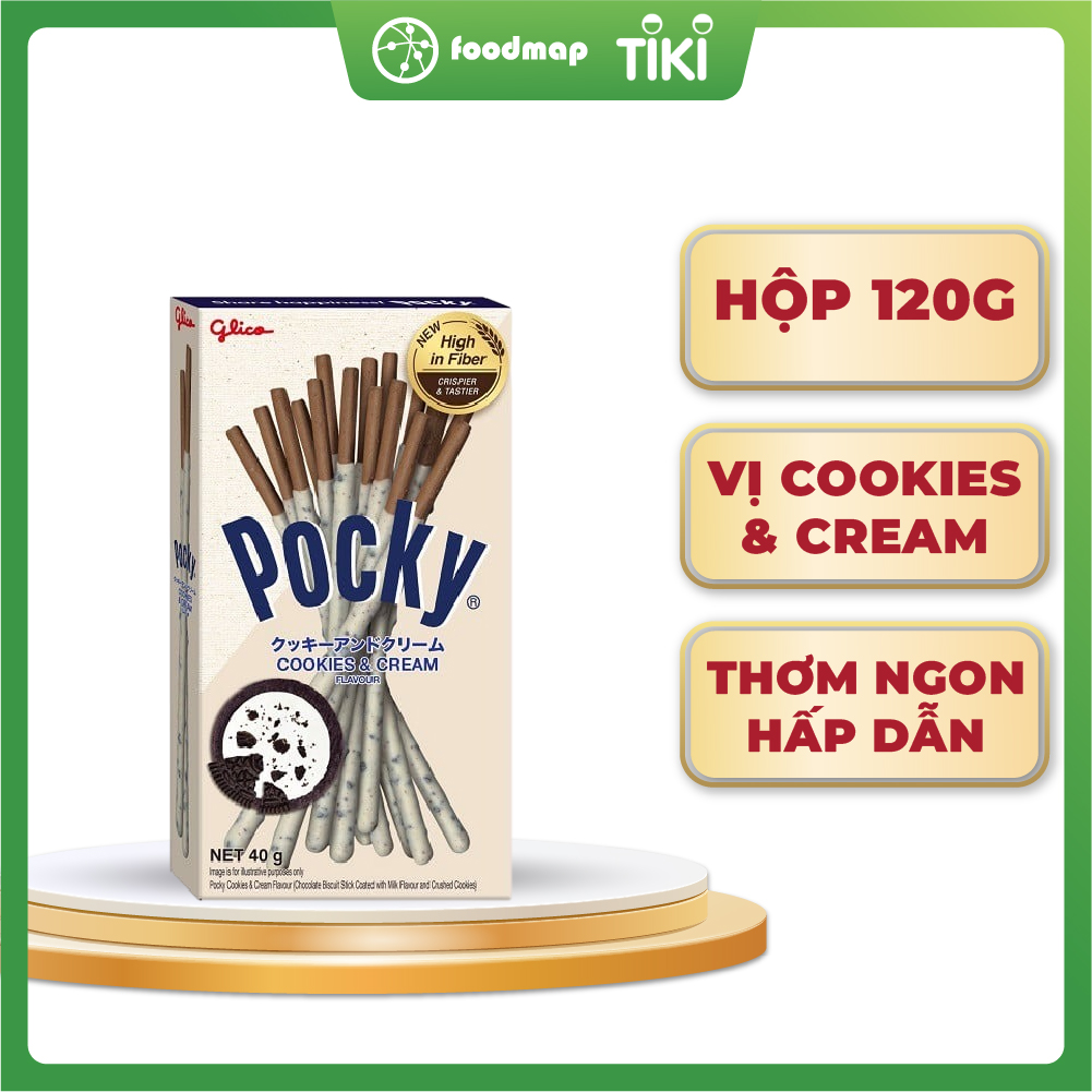 Bánh Que Kem Vị Cookies & Cream - Hộp 40g