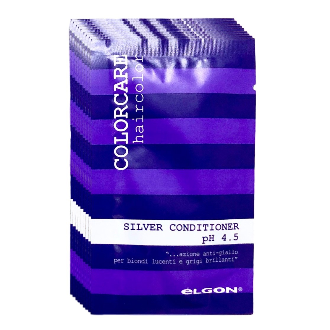 ELGON Colorcare Silver Conditioner Dầu xả khử ánh vàng cho tóc bạch kim dạng gói 10ml - Set 10 gói