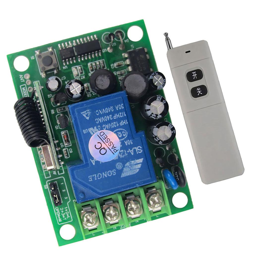 3000m Long Distance RF Wireless Remote Control Switch with Receiver 220V