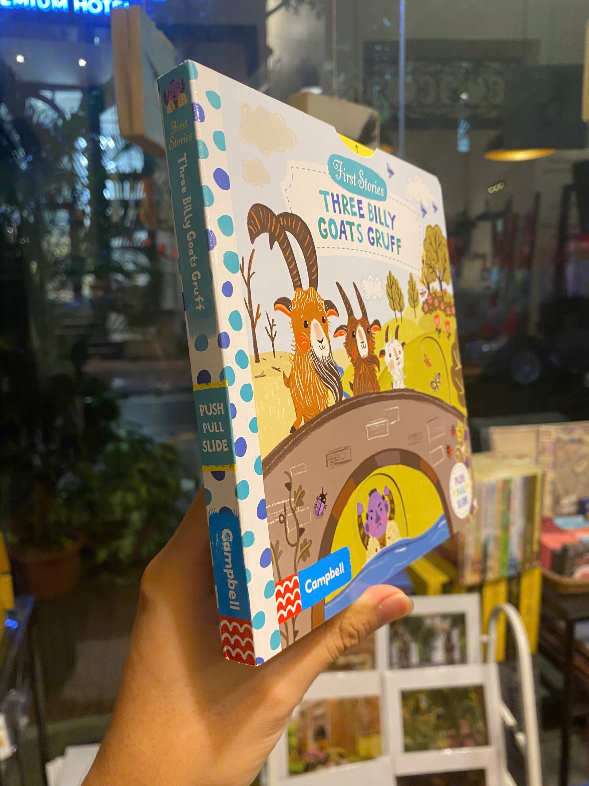 Sách - Three Billy Goats Gruff by Campbell Books | English Children's Picture Book - Activity Book