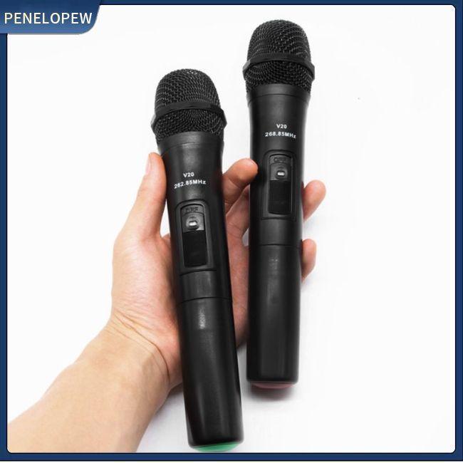 Micro Cầm Tay Không Dây UHF USB 3.5mm 6.35mm Cho Karaoke Speech