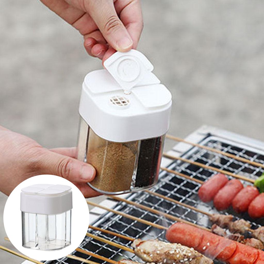 Spice containers Seasoning Condiment Storage Container for Kitchen White