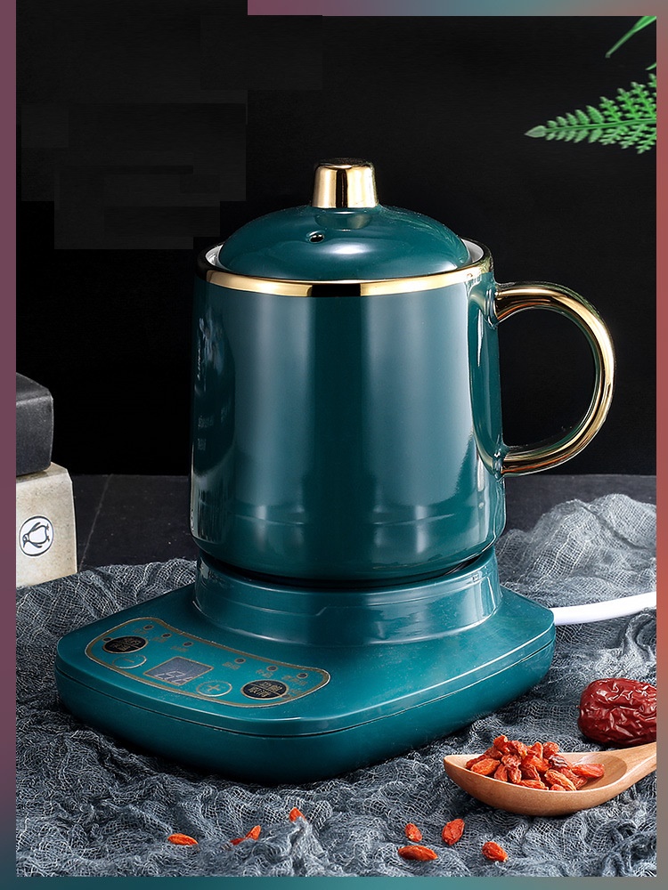Nồi dạng ấm hầm yến bằng sứ sứ Green 2 loại 500 ml và 800ml