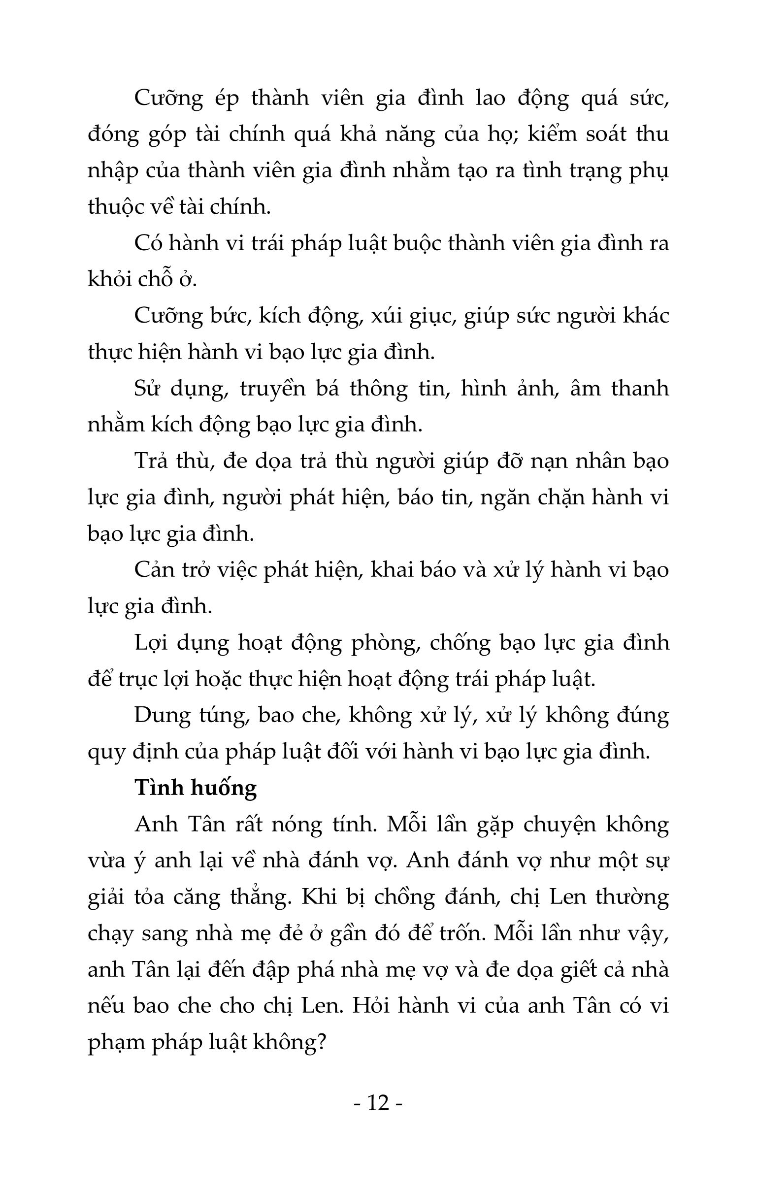 Ngăn Chặn Bạo Lực Đối Với Phụ Nữ Và Trẻ Em Gái