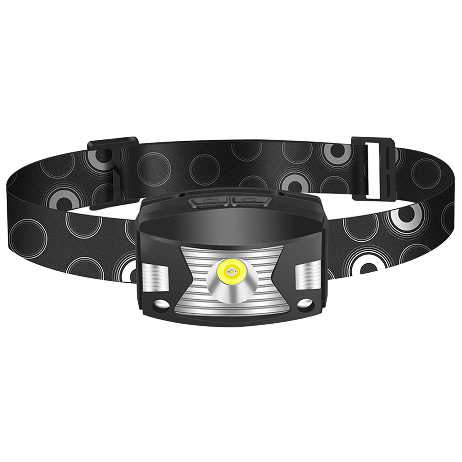 Head Lights Adjustable Head Torch Headlight Flashlight Light Rechargeable Head Modes for Adults Jogging Kids Fishing Biking