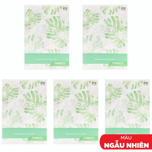 Combo 5 Tập Sinh Viên 4 Ly Ngang - 120 Trang 80gsm - Elephant FI622565 (Mẫu Màu Giao Ngẫu Nhiên)