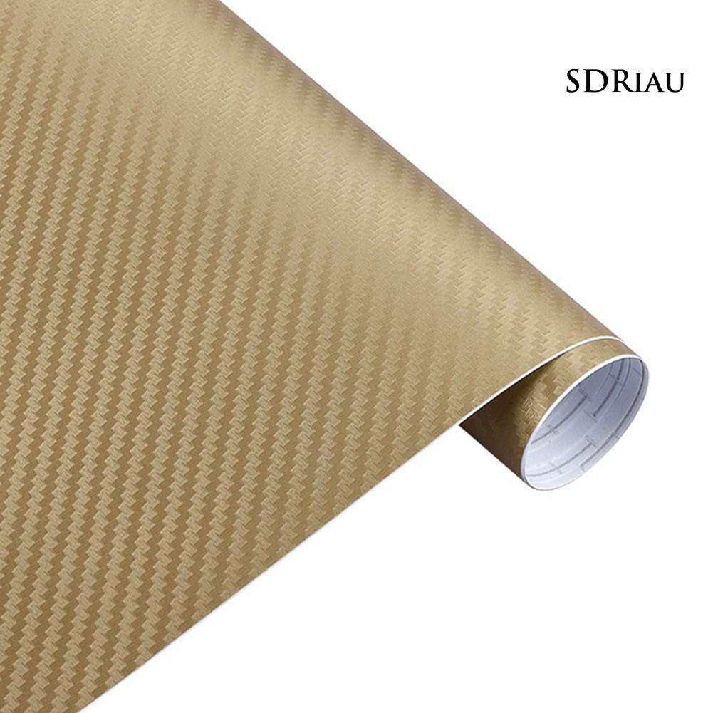 Miếng Dán Trang Trí Nội Thất Xe Hơi 3d Bằng Sợi Carbon