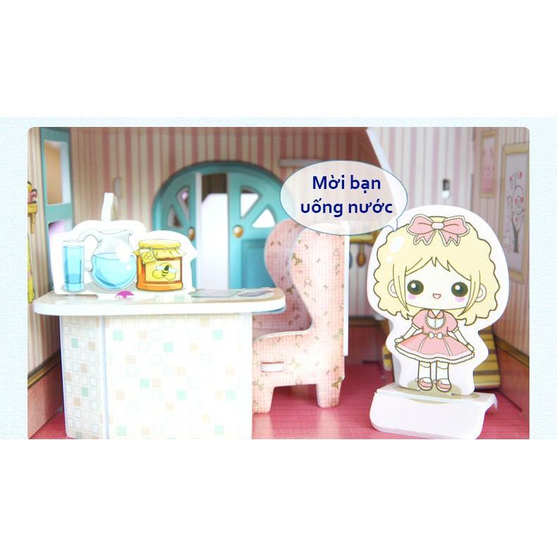 Mô hình giấy 3D - Sweet Villa - P615h