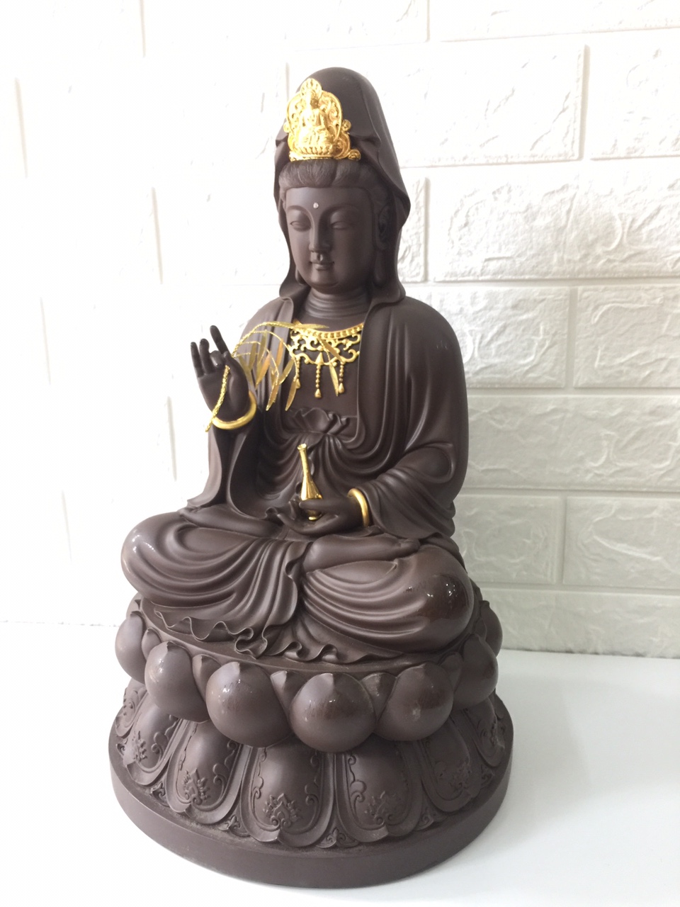 Tượng Quan Âm BỒ Tát đất nung