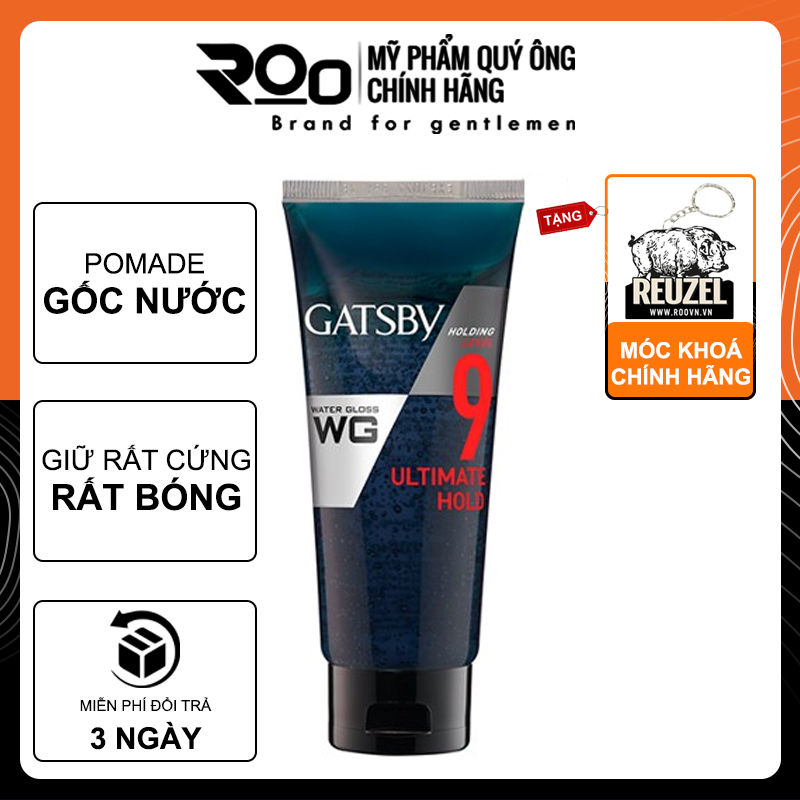 Gel Tạo Kiểu Tóc Nam Gatsby Gloss - Tặng móc khoá chính hãng