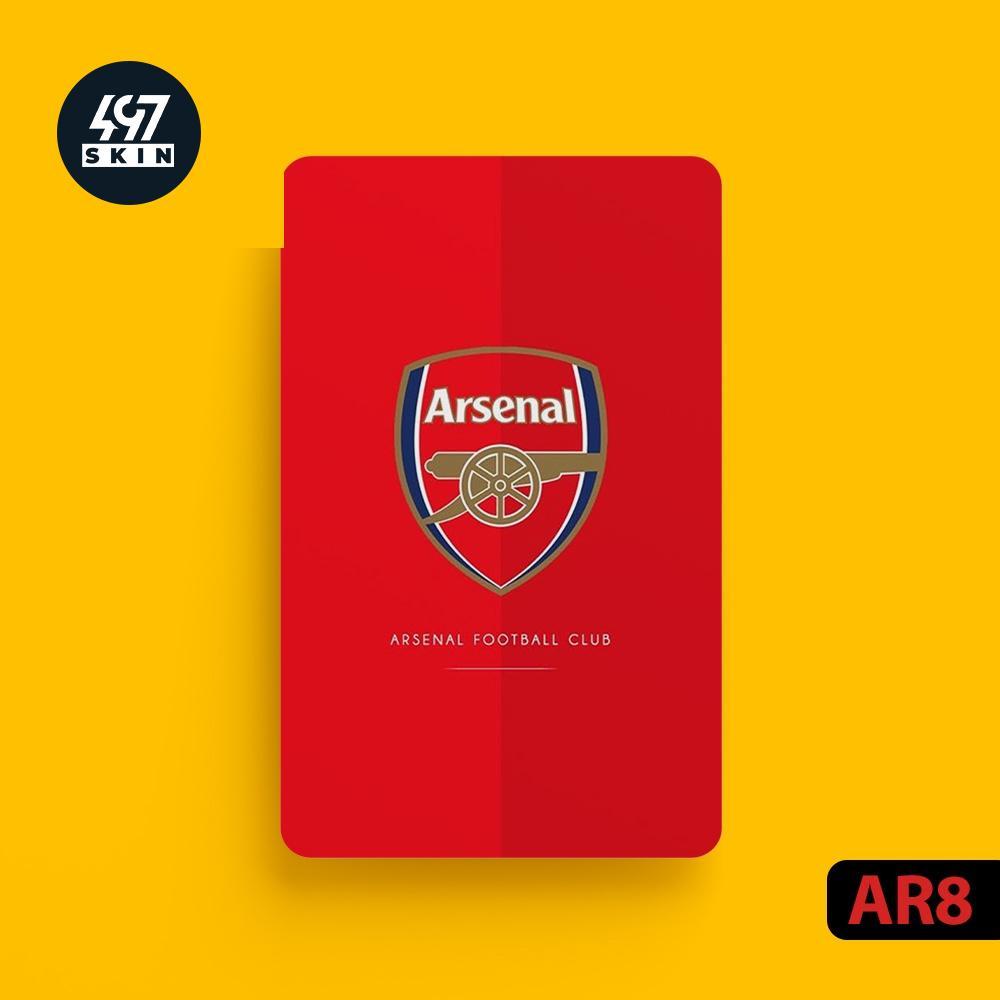 Skin Card Arsenal - Miếng Dán ATM, Thẻ Xe, Thẻ Từ, Thẻ Chung Cư - Chất Liệu Chống Xước - Chống Nước