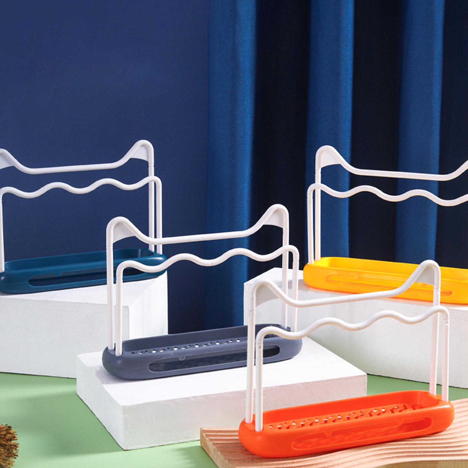 Kitchen Sink Sponge holder Caddy Organizer Dark Gray