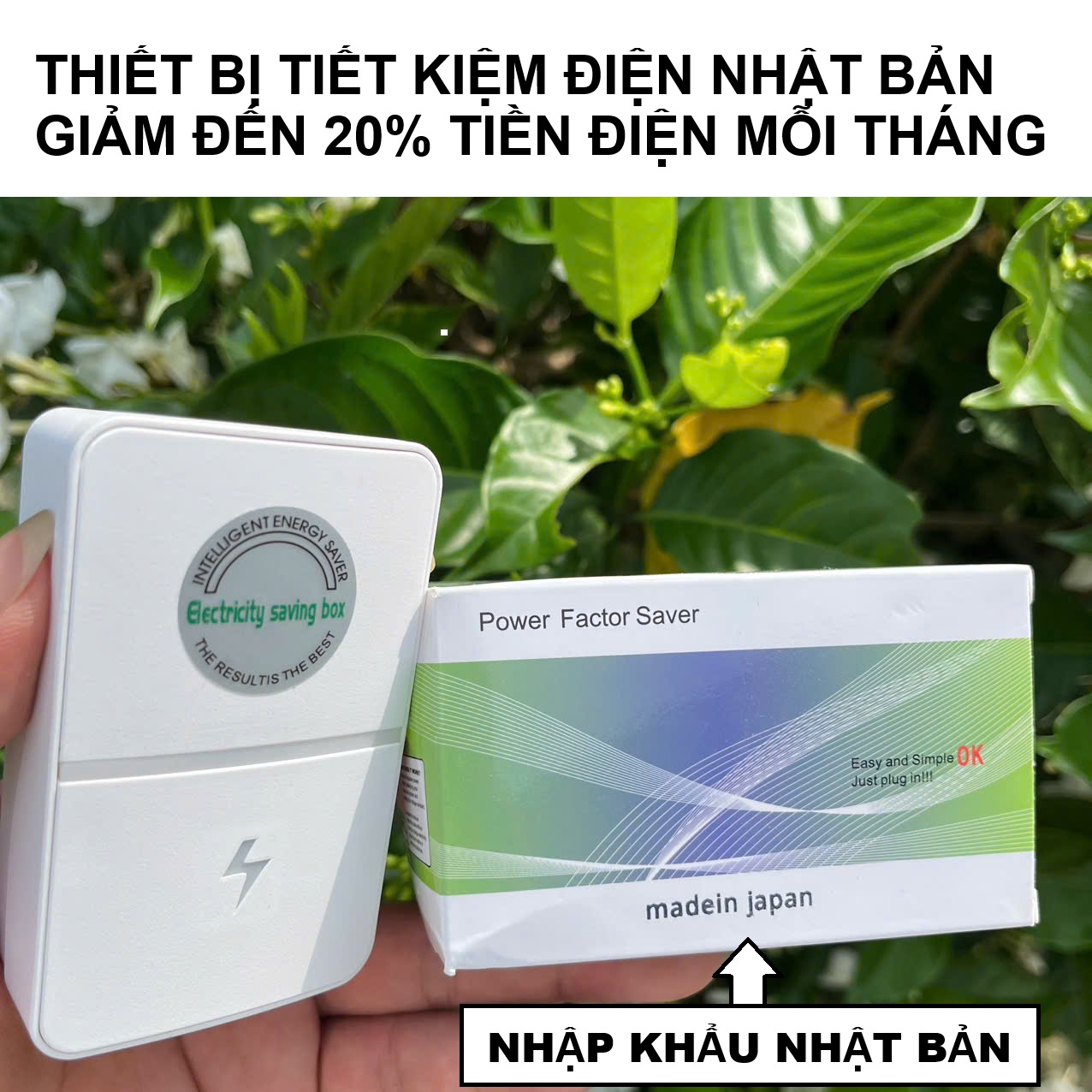 Thiết Bị Tiết Kiệm Điện Thông Minh Gỉam Đến 20% Điện Năng – Lắp Nhanh, Tiết Kiệm Lâu Dài, Công Nghệ Nhật ĐÈN LED