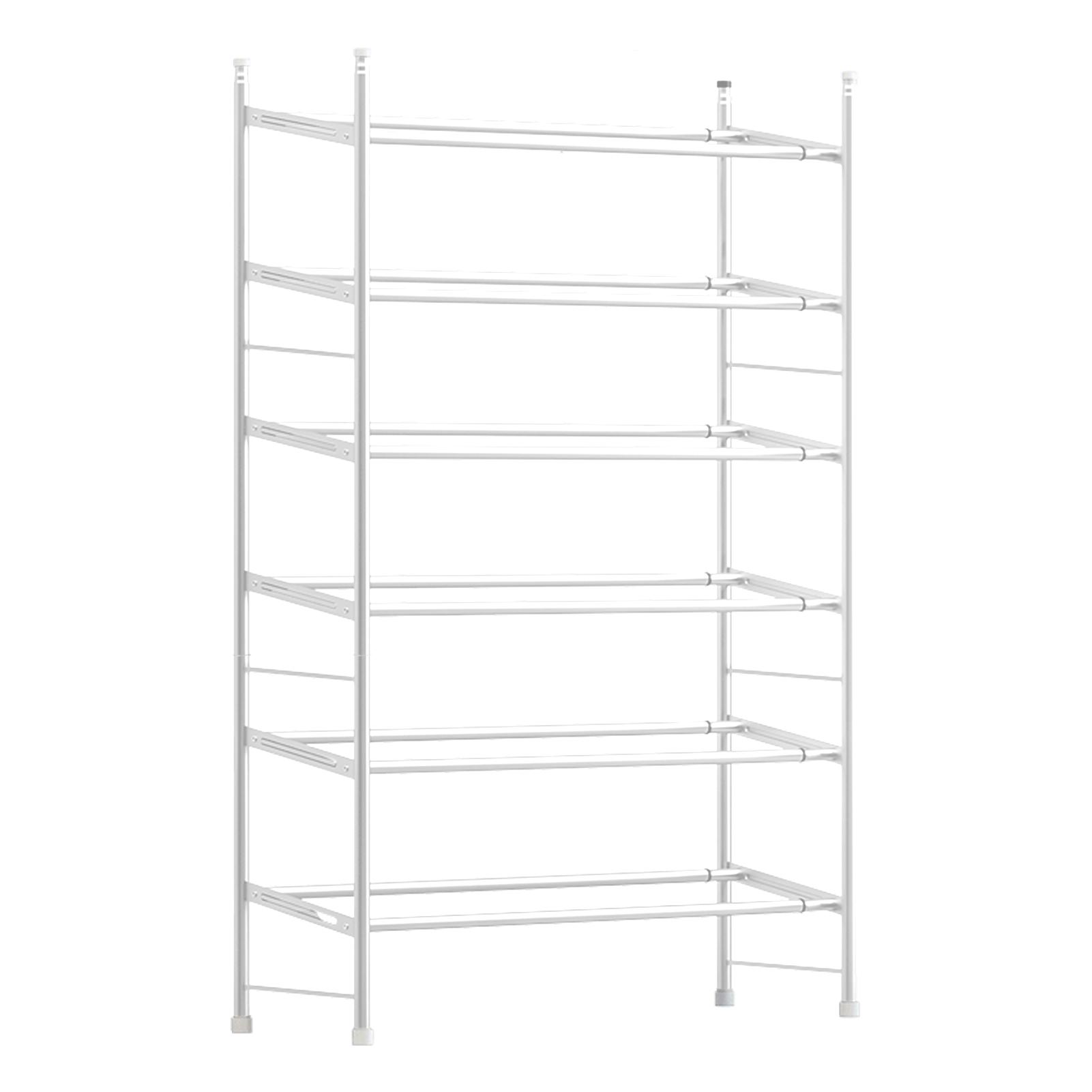 Giá để giày bằng kim loại 6 tầng