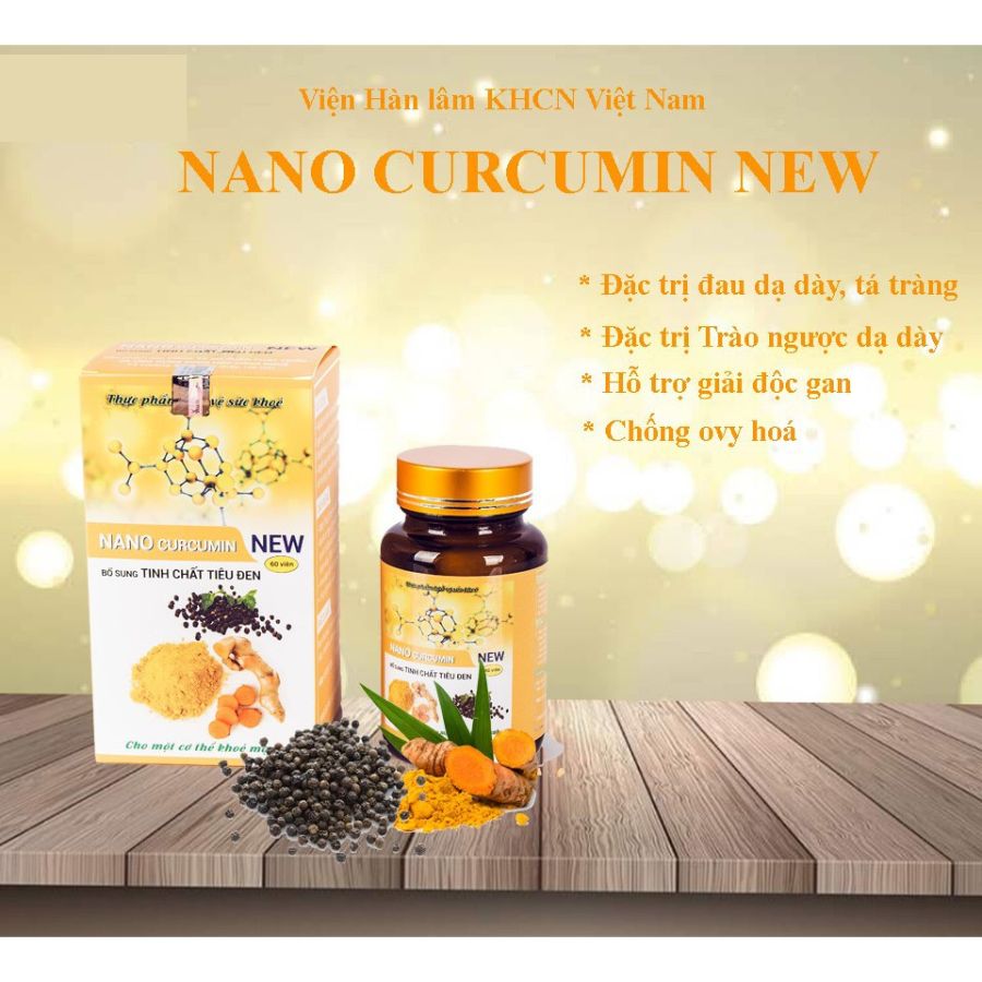 Thực phẩm NANO CURCUMIN bổ sung dinh dưỡng dành cho người lớn