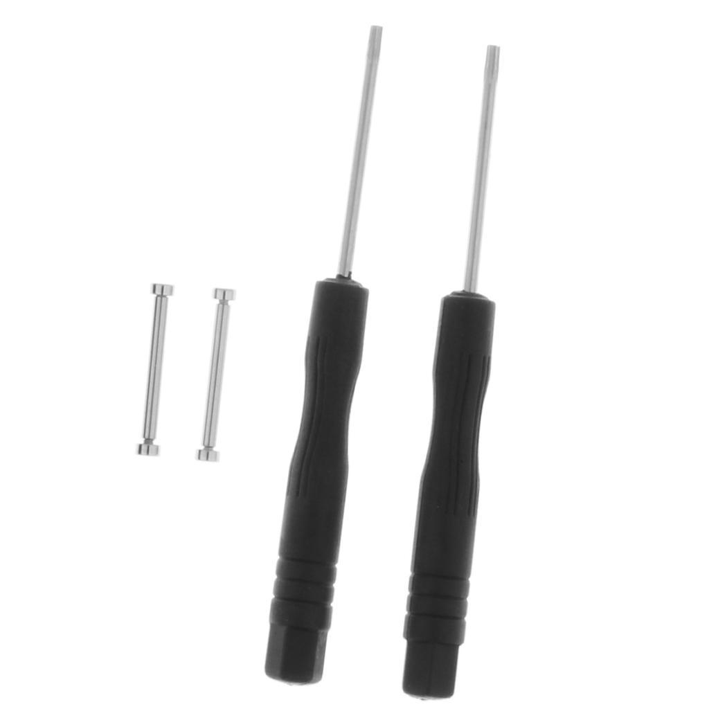 2-3pack 26mm Strap Watch Band Connecting Ear Rod Strap Link Connector Rod silver