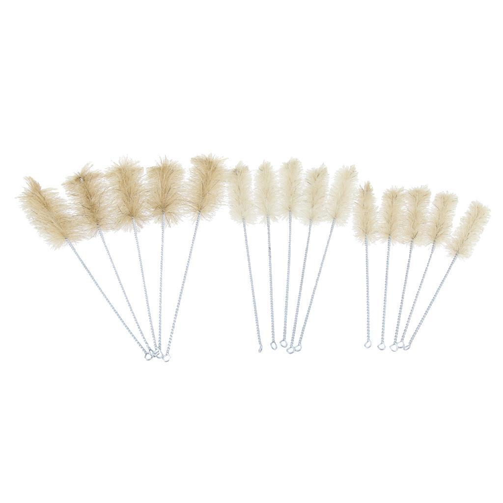 Set Of 15 Pieces Test Tube Brushes Brush Cleaning Tool 3 Sizes S/M/L