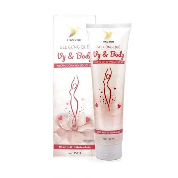 Gel gừng quế Vy &amp; Body (150ml) giúp giảm mỡ bụng