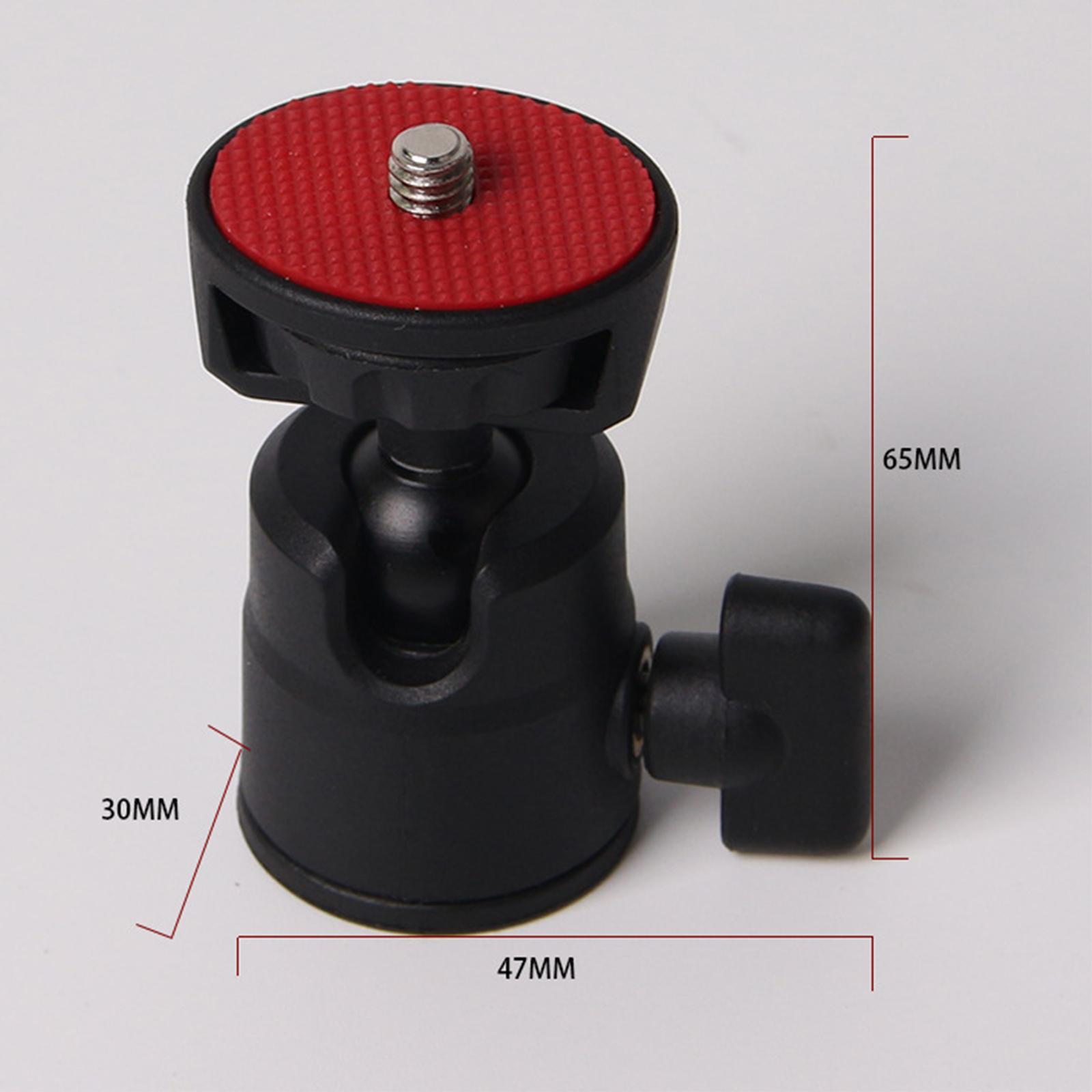 Tripod Mini Ball Head Adapter Mini Ball Head for Light Bracket Monopods DSLR