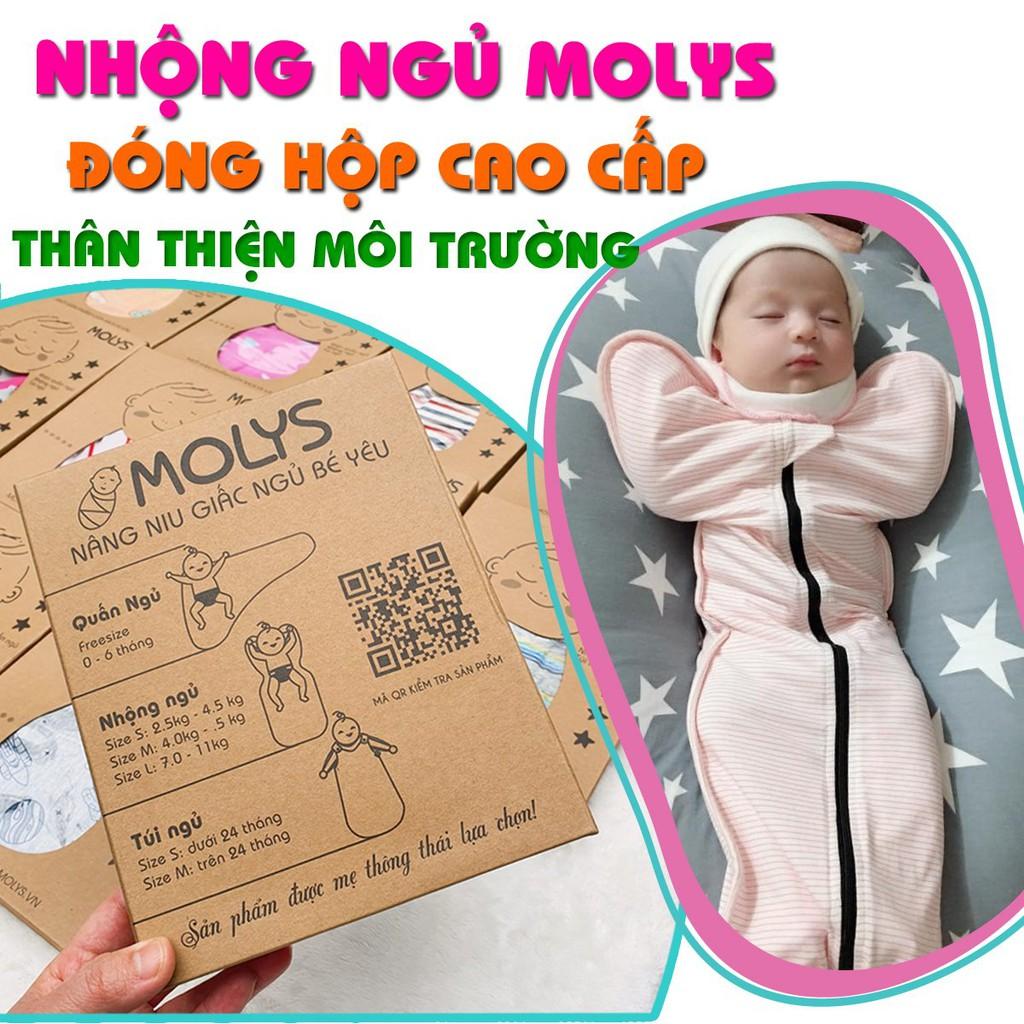 Nhộng chũn cho trẻ sơ sinh, GIÚP BÉ NGỦ NGON - KHÔNG GIẬT MÌNH-BA MẸ THẢNH THƠI. Đóng hộp cao cấp làm quà tặng lịch sự