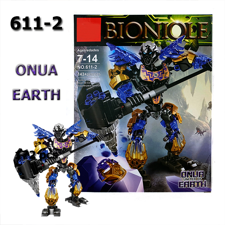 Mô hình đồ chơi Bionicle 611-2 Onua Earth (143 chi tiết) - Có video minh họa