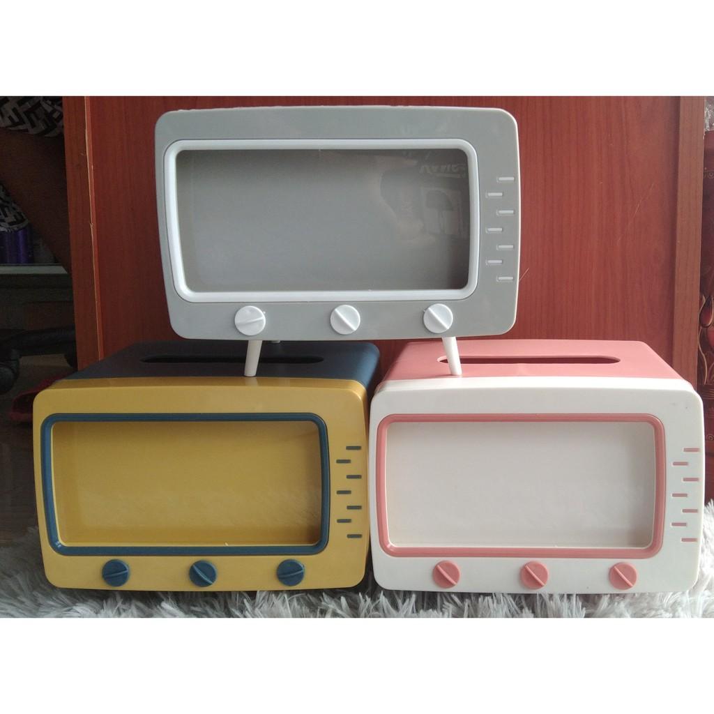 Hộp đựng giấy ăn hình tivi