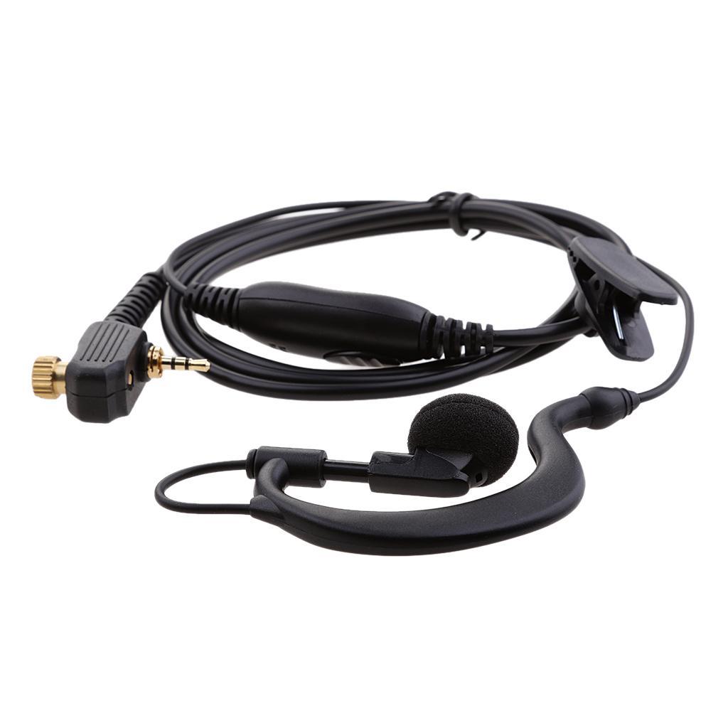2x Ear Hook Earpiece Headset Mic For Motorola MTP850 Walkie Talkie Radio