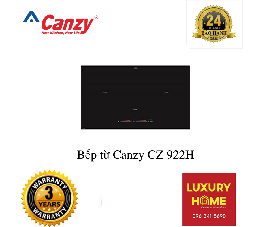 Bếp từ Canzy CZ 922H - Hàng chính hãng