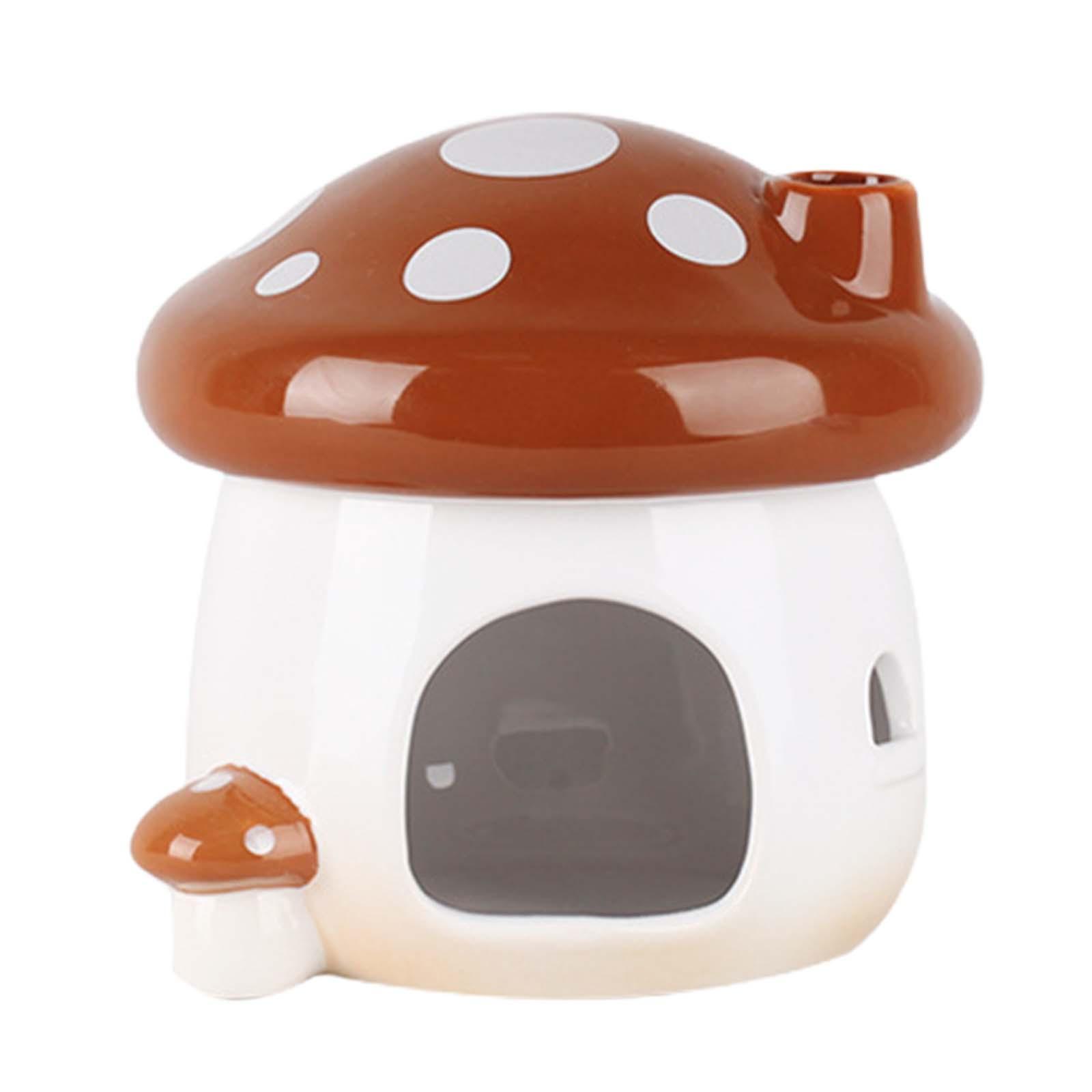 Hamster Houses Hamster Hideouts Ceramic Indoor Outdoor Small Animal Hamster Habitat Hideout Pet Sleeping Nest for Mice Lemmings Critter Rats