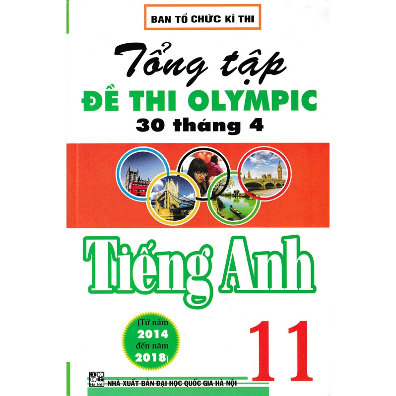 Sách - Combo 4 Cuốn Tuyển Tập 25 Năm Đề Thi Olympic 30 Tháng 4 + Tổng Tập Đề Thi Olympic 30 Tháng 4 Tiếng Anh(Lớp 10+11)