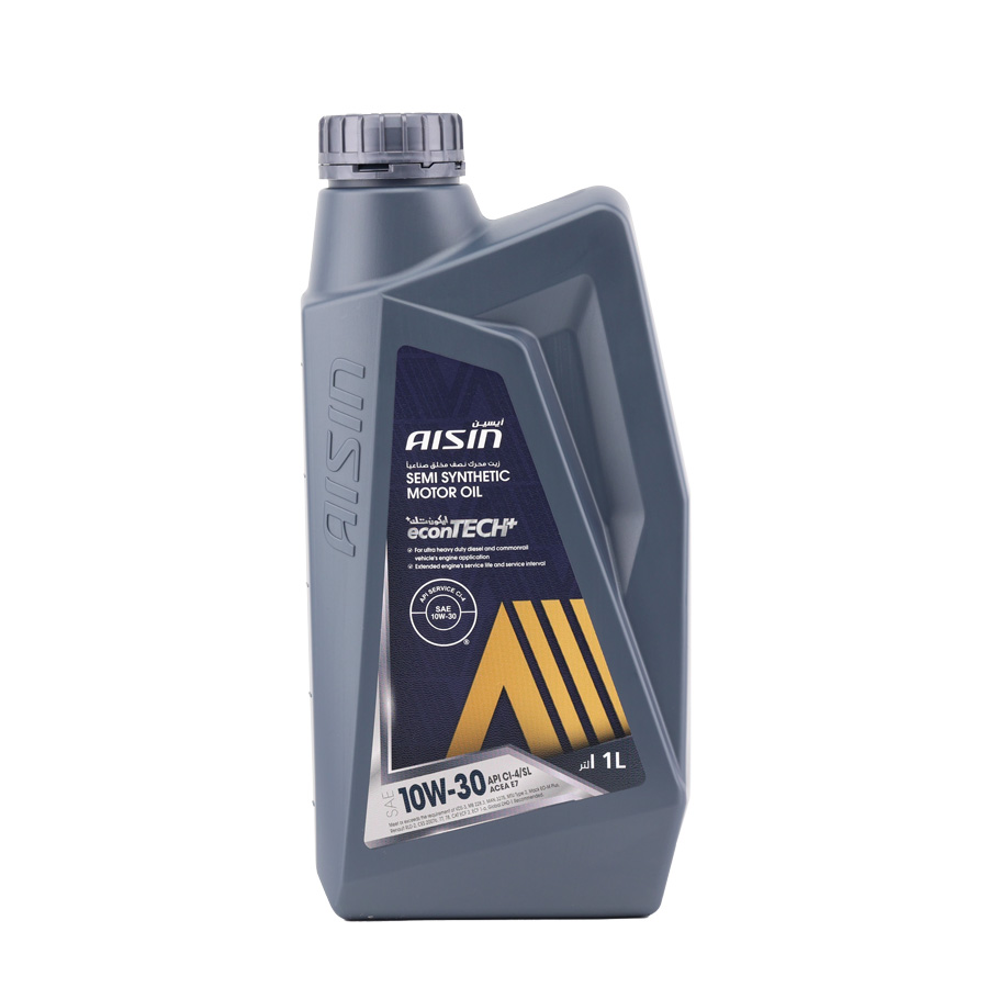 Dầu Nhớt Bán Tổng Hợp AISIN Econtech+ CI4/SL 10W30 1 Lít ECSI1031PB - Nhập Khẩu Chính Hãng