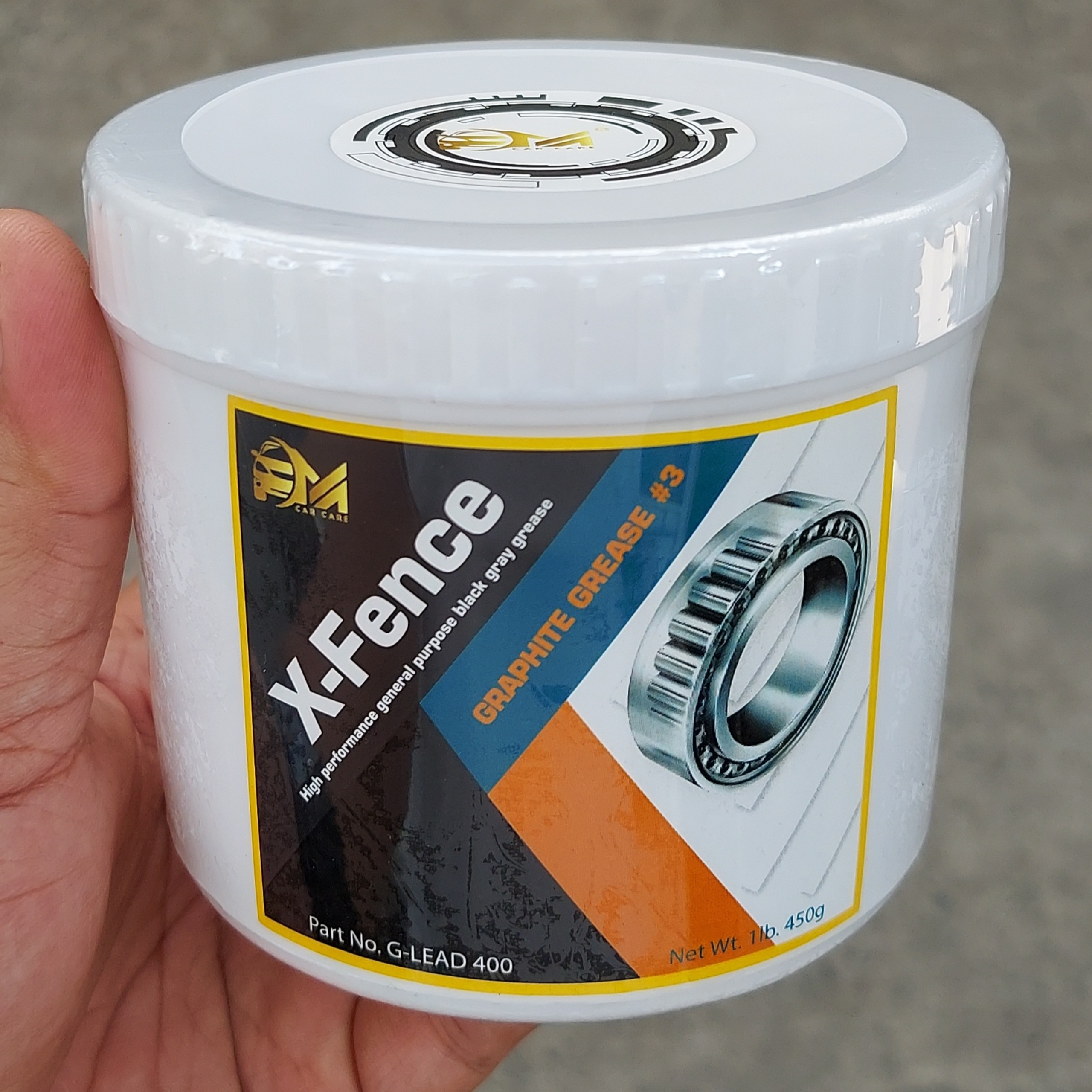 [MỠ CHÌ CHỊU NHIỆT CỰC ÁP] X-FENCE GRAPHITE GREASE 3 trọng lượng 450gr