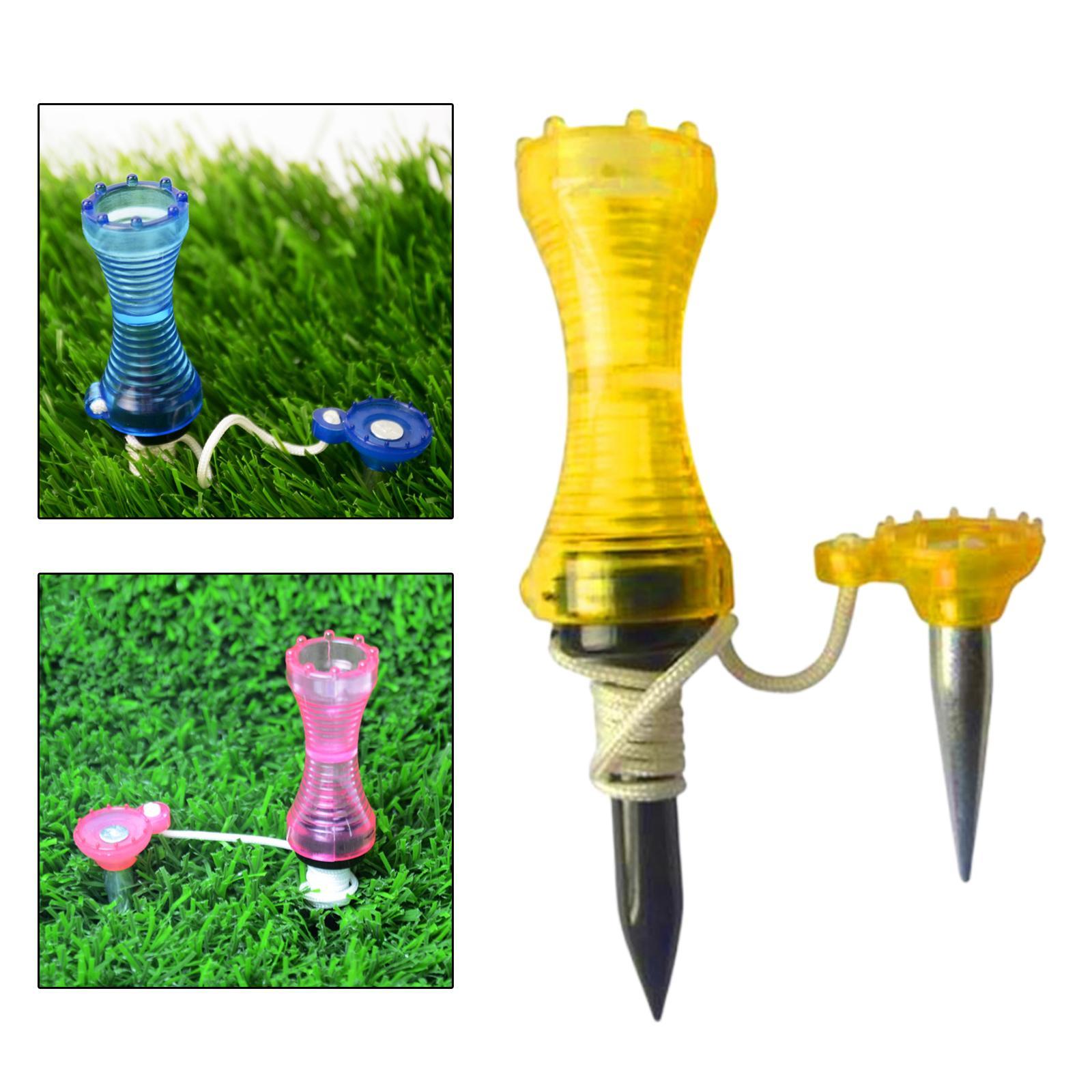 3-4pack 3.2inch Golf Tees Ball Holder Practicing Unbreakable Yellow
