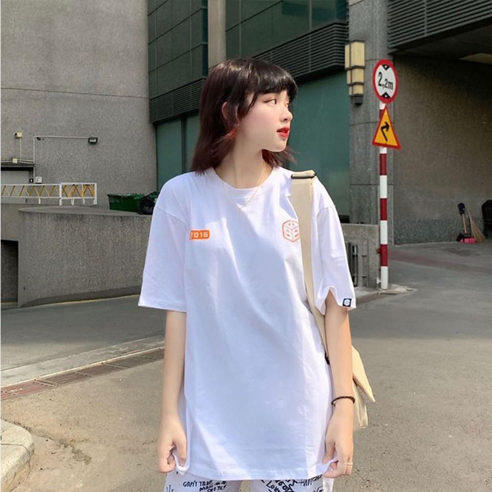 Áo Thun Tay Lỡ Nam Nữ Orange Spray Unisex
