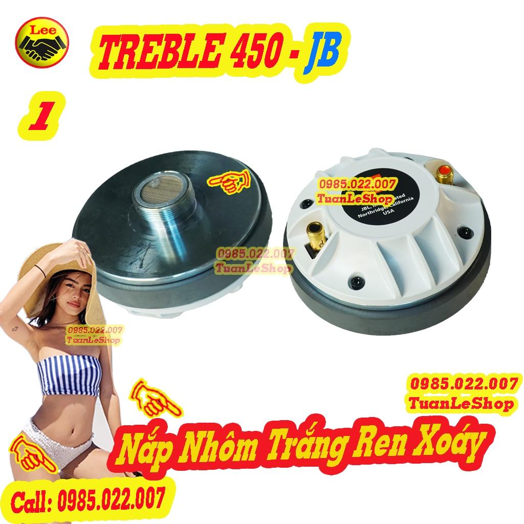 01 COMBO TREBLE 450 JB NẮP NHÔM TRẮNG REN XOÁY – Giá 1 LOA 450 J B L TRẮNG REN XOÁY + PHỄU 11X28 + TỤ 2,2