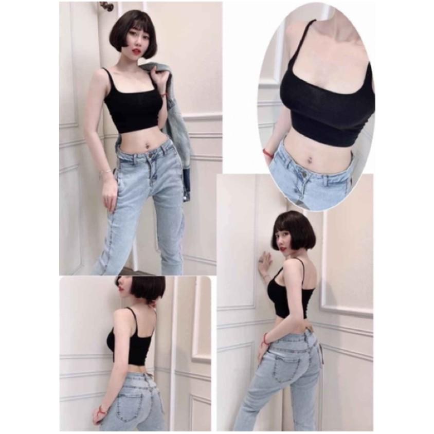 Áo 2 dây croptop hở lưng