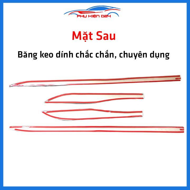 Bộ ốp nẹp sườn Fadil 2019-2020-2021-2022 mạ crom trang trí làm đẹp xe