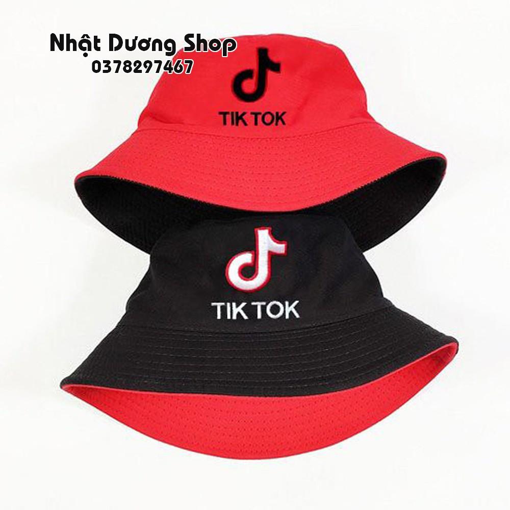 Nón bucket 2 mặt Tiktok thêu hình nốt nhạt độc đáo, sành điệu