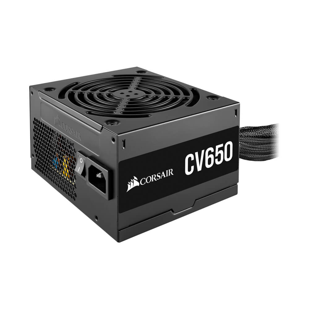 Nguồn máy tính Desktop Corsair CV650 650W 80 Plus Bronze CP-9020236-NA - Hàng Chính Hãng