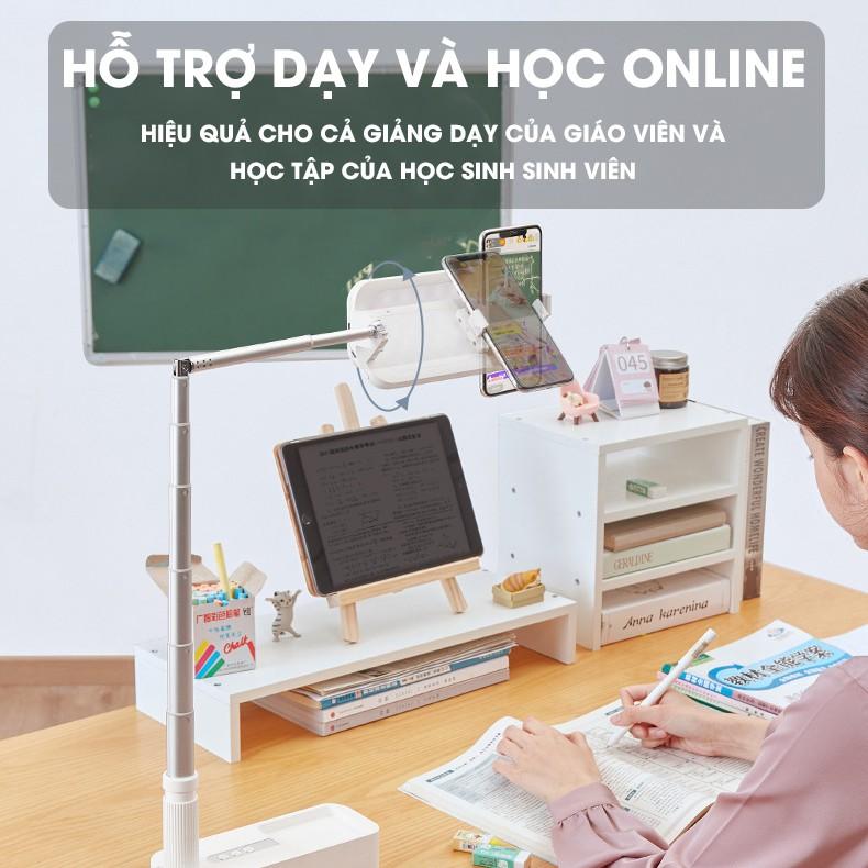 Đèn Livestream cao cấp 2021 bán hàng mini 3 trong 1, để bàn, gấp gọn, pin rời