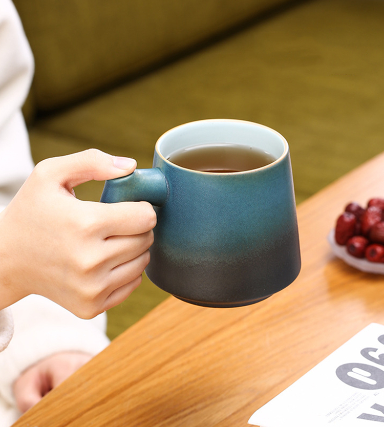 Cốc pha trà gốm sứ Ceramic Tea Mug with Infuser Strainer 400ml (Hộp quà tặng)